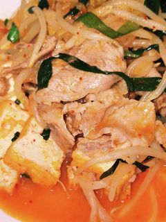 豚キムチ 夜ご飯(^^)-レシピのメイン写真