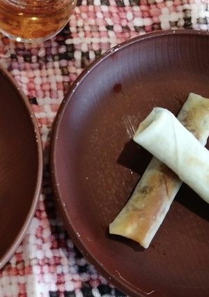 保育園おやつ★あんこの焼き春巻き-レシピのメイン写真