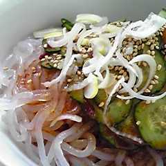 รูปของ しらたきで☆ビビン麺風