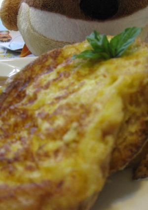 ３つの材料でヘルシーフレンチトースト-レシピのメイン写真