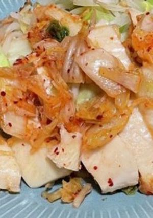 サラダチキンのキムチ漬け-レシピのメイン写真