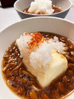 あっさり美味しい☆揚げ出し豆腐のなめこ餡-レシピのメイン写真