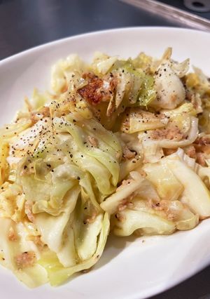 簡単！美味しい！春キャベツのツナ炒め-レシピのメイン写真