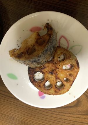 焼くだけれんこん-レシピのメイン写真
