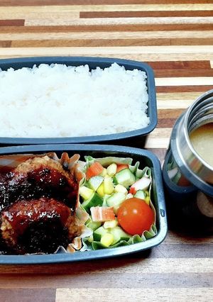 中学生男子お弁当24年4月8日-レシピのメイン写真