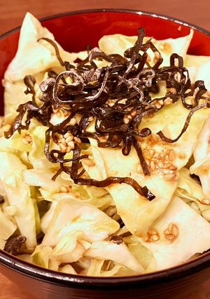 ザク切りキャベツと塩昆布とポン酢と胡麻油-レシピのメイン写真
