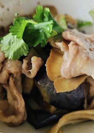 レンジde豚肉&なすのエスニック☆アジア-レシピのメイン写真
