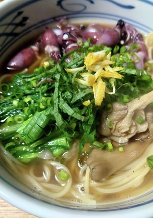 柚子香る菜の花とホタルイカの和風パスタ♪-レシピのメイン写真