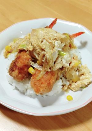 エビフリャー煮ライス-レシピのメイン写真