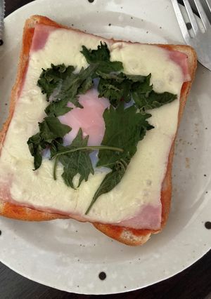 ビスマルクピザトースト-レシピのメイン写真