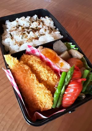 2024.4/9 高校生男子お弁当-レシピのメイン写真