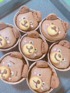 簡単クマさんカップケーキ by はるとまま♡♡♡ 【クックパッド】 簡単おいしいみんなのレシピが392万品