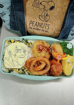 毎日高校男子弁当 キャラ弁 マッシュル-レシピのメイン写真