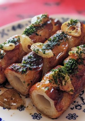 ちくわのガリバタ醤油ステーキ☆-レシピのメイン写真