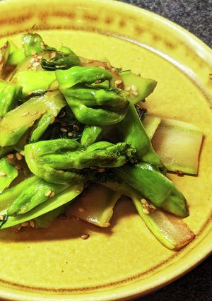 子持ち高菜のいしるバター炒め-レシピのメイン写真