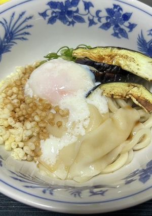 温泉卵の釜玉うどん-レシピのメイン写真