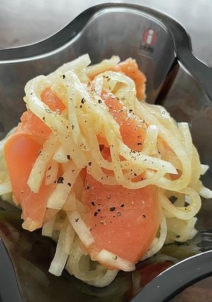 スモークサーモンの大根マリネ-レシピのメイン写真