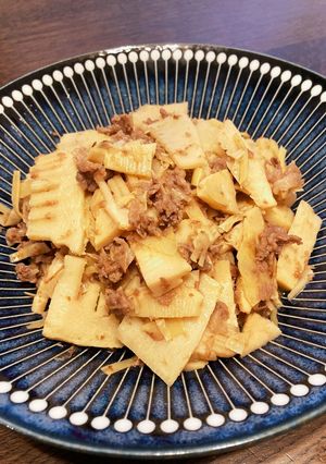 たけのこと牛肉の煮物-レシピのメイン写真
