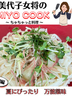 美代子女将 万能薬味 ミョウガ 大葉-レシピのメイン写真