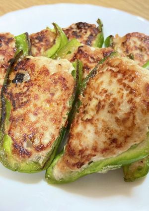 豆腐入りピーマンの肉詰め-レシピのメイン写真