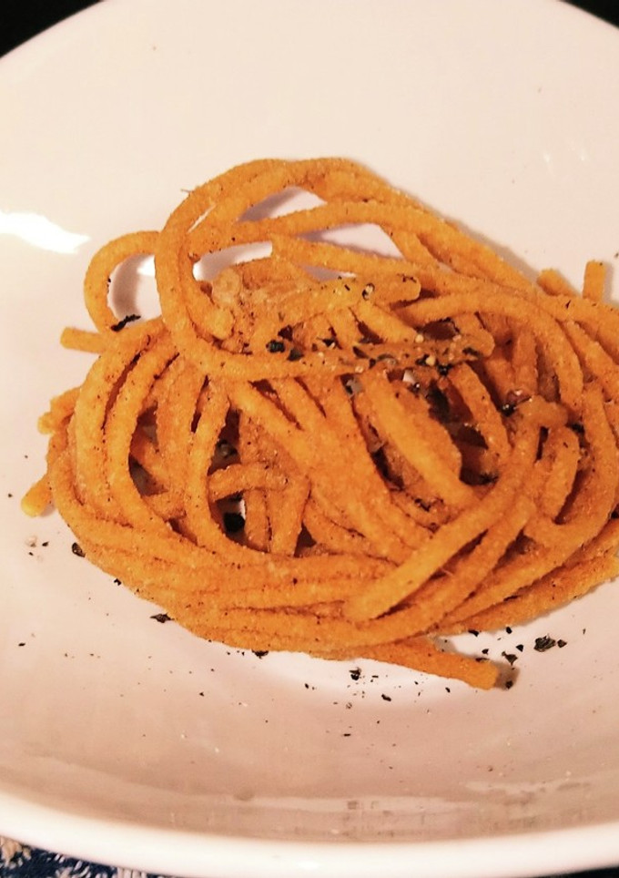 パスタ揚げ　おつまみおやつ　簡単-レシピのメイン写真