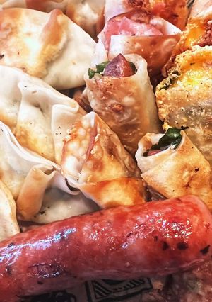 餃子の皮で梅大葉巻き-レシピのメイン写真