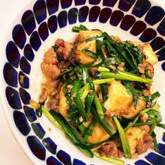รูปของ 厚揚げとひき肉の味噌炒め