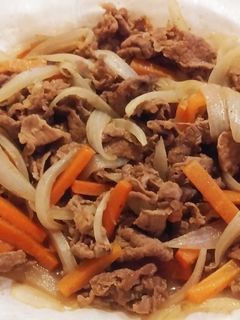 新玉ねぎと牛小間切れ炒め-レシピのメイン写真