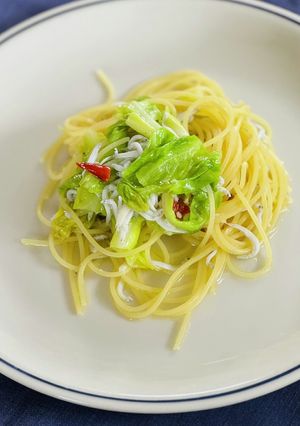 春キャベツと釜揚げしらすのパスタ-レシピのメイン写真