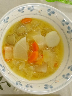 【食改】具だくさん豆乳スープ-レシピのメイン写真