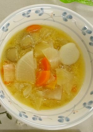 【食改】具だくさん豆乳スープ-レシピのメイン写真