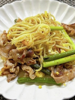 にんにくの芽の中華焼きそば-レシピのメイン写真