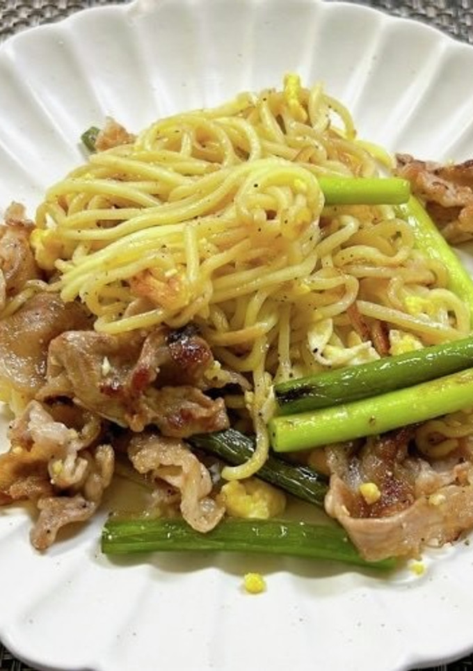 にんにくの芽の中華焼きそば-レシピのメイン写真