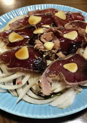 ミツカンゆずぽんで作る鰹のカルパッチョ-レシピのメイン写真