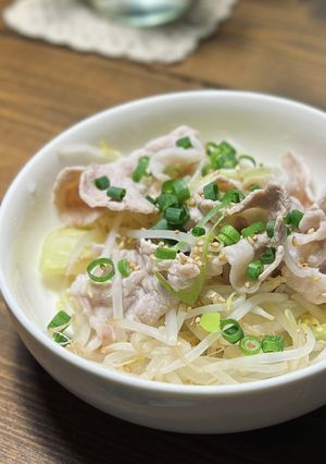 煮るだけ！豚肉と野菜の温しゃぶサラダ-レシピのメイン写真