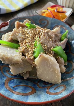 里芋と豚こまの味噌煮-レシピのメイン写真