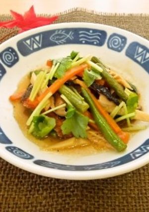 鮭の野菜あんかけ(透析食）-レシピのメイン写真