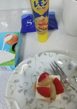 レモン風味のレアチーズケーキもどき-レシピのメイン写真