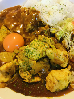 レトルトカレー●鶏肉のカレー粉炒めプラス-レシピのメイン写真