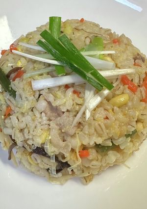 昼飯石焼ビビンバ風焼き飯(身内専用)-レシピのメイン写真