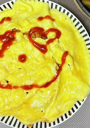 あまり物でオムライスッ♪3/8-レシピのメイン写真