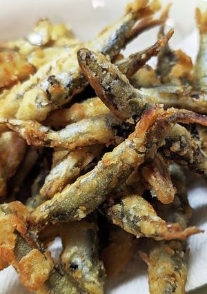 おつまみにも副菜にも♡稚鮎の唐揚げ-レシピのメイン写真