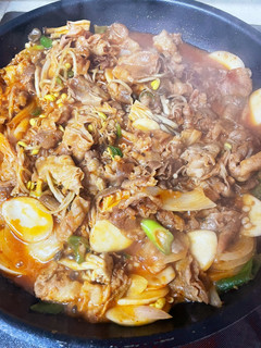 豆もやし入りピリ辛プルコギ ★ コンブル-レシピのメイン写真