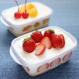 HMとタッパー☆イチゴショートケーキ
