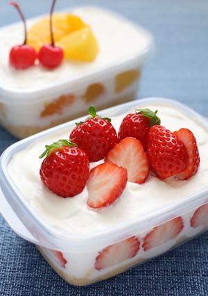 HMとタッパー☆イチゴショートケーキ-レシピのメイン写真