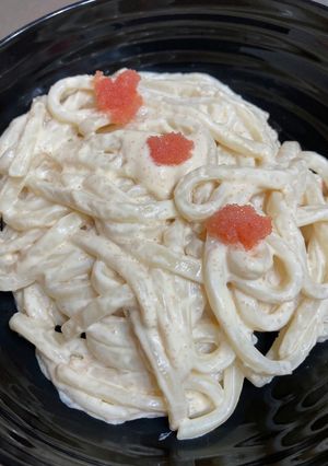 明太青じそマヨうどん-レシピのメイン写真