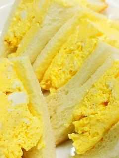 レンジで厚焼き玉子サンドイッチ★動画あり-レシピのメイン写真