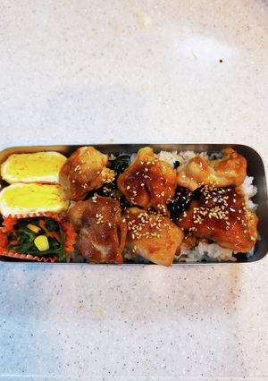 高校生弁当覚え書き277焼き鳥弁当-レシピのメイン写真