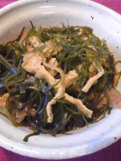 細切りこんぶと油揚げの煮物-レシピのメイン写真