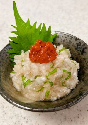 さっぱり箸休め♪大根おろしの梅肉大葉和え-レシピのメイン写真